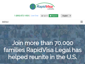 'rapidvisa.com' screenshot
