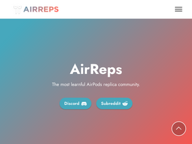 'airreps.info' screenshot