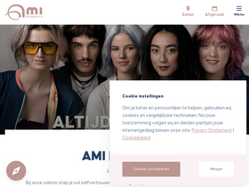 'amikappers.nl' screenshot
