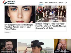 'freedomherald.com' screenshot