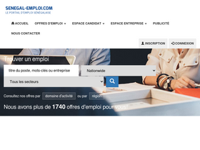 'senegal-emploi.com' screenshot