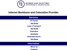 'bgp.he.net' screenshot