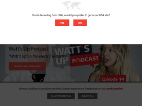 'megger.com' screenshot