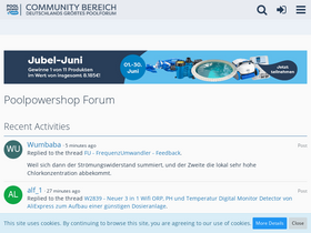 'poolpowershop-forum.de' screenshot