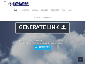 'dasan.co' screenshot