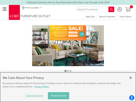 'cortfurnitureoutlet.com' screenshot
