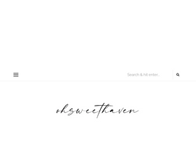 'ohsweethaven.com' screenshot