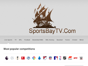 'sportsbaytv.com' screenshot
