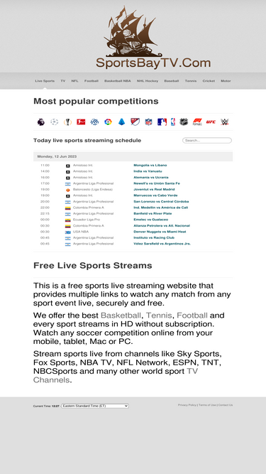 sportsbaytv.com