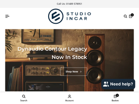 studioincar.com homepage screenshot