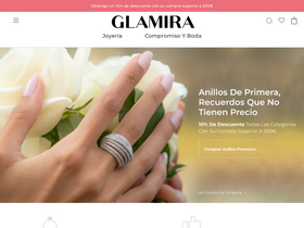 'glamira.es' screenshot