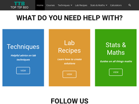 'toptipbio.com' screenshot