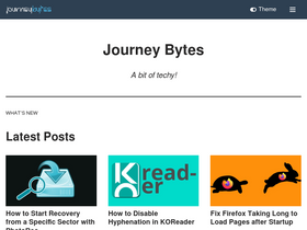 'journeybytes.com' screenshot