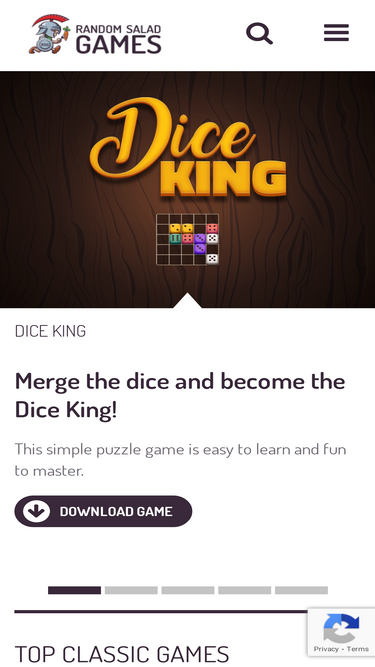 Random Salad Games » Dice King