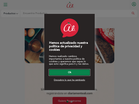 'diariamenteali.com' screenshot