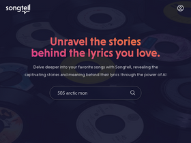 Songtell - Unlock song stories and emotions with AI-driven lyric analysis.