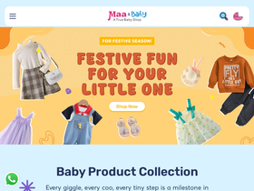 Maa & Baby website screenshot