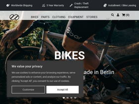 '8bar-bikes.com' screenshot