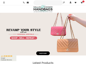 'dallasdesignerhandbags.com' screenshot