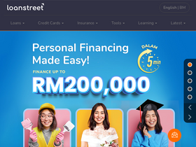 'loanstreet.com.my' screenshot