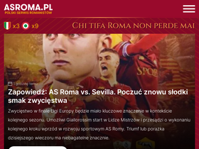 'asroma.pl' screenshot
