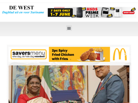 'dagbladdewest.com' screenshot