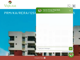 'vajramgroup.com' screenshot