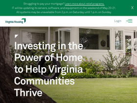 'virginiahousing.com' screenshot
