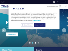 'thalesgroup.com' screenshot