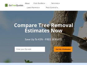 'gotreequotes.com' screenshot