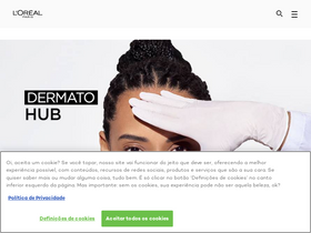 'loreal-paris.com.br' screenshot