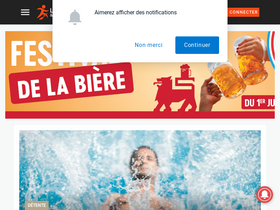 'lesfrontaliers.lu' screenshot