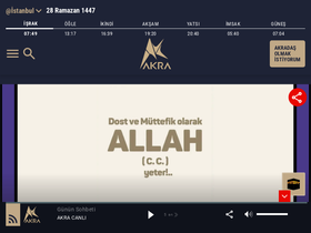 'akra.media' screenshot