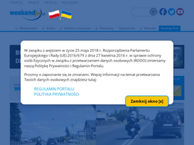 'weekendfm.pl' screenshot