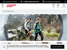 'ochsnersport.ch' screenshot