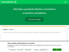 'mentaalbeter.nl' screenshot