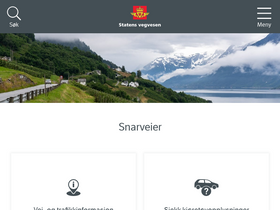 'vegvesen.no' screenshot
