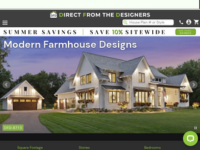 'dfdhouseplans.com' screenshot