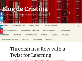 'cristinacabal.com' screenshot