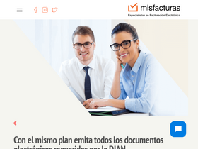 'misfacturas.com.co' screenshot