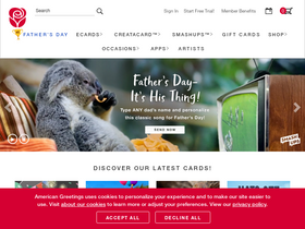 'americangreetings.com' screenshot