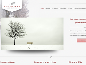 'funeralys.be' screenshot
