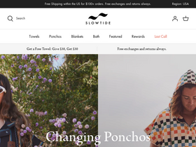 'slowtide.co' screenshot