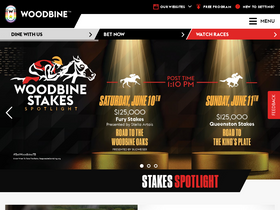 'woodbine.com' screenshot