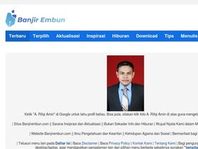 'banjirembun.com' screenshot