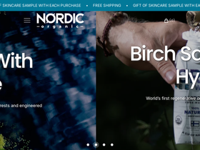 nordicorganic.com homepage screenshot
