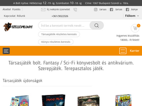 'szellemlovas.hu' screenshot