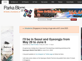 'parkablogs.com' screenshot