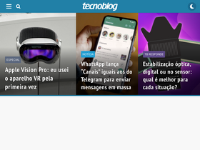 'tecnoblog.net' screenshot