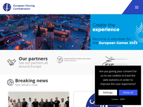 'eurofencing.info' screenshot